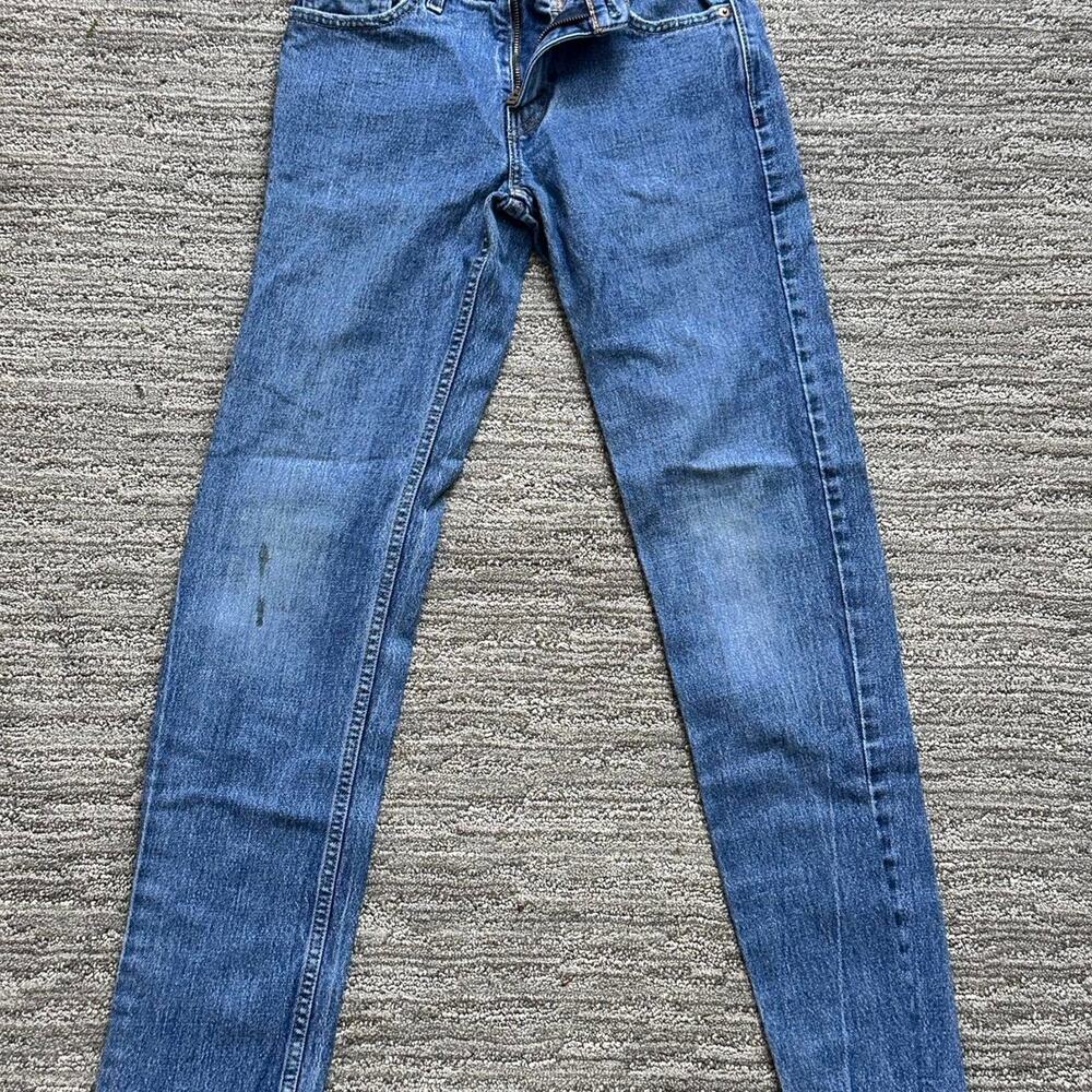 Mens levis blue denim jeans